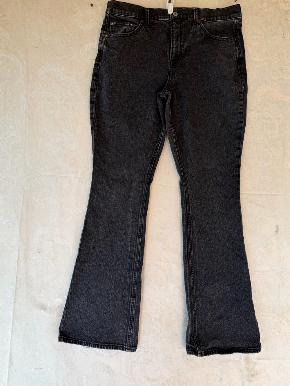 Abercrombie & Fitch Black Bootcut Med-Rise Jeans